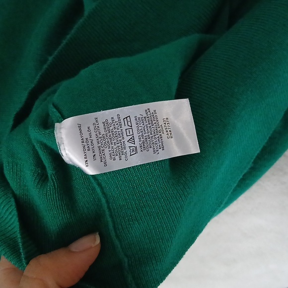 Ann Taylor Factory Emerald Knit Top Size:XL - Picture 5 of 6